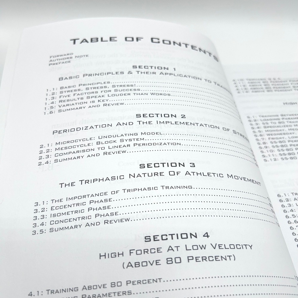 Triphasic Training Cal Dietz Ben Peterson Strength Performance Book Paperback - Picture 5 of 7
